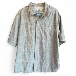 Woolrich Men’s Cotton Casual Button Down Size XXL